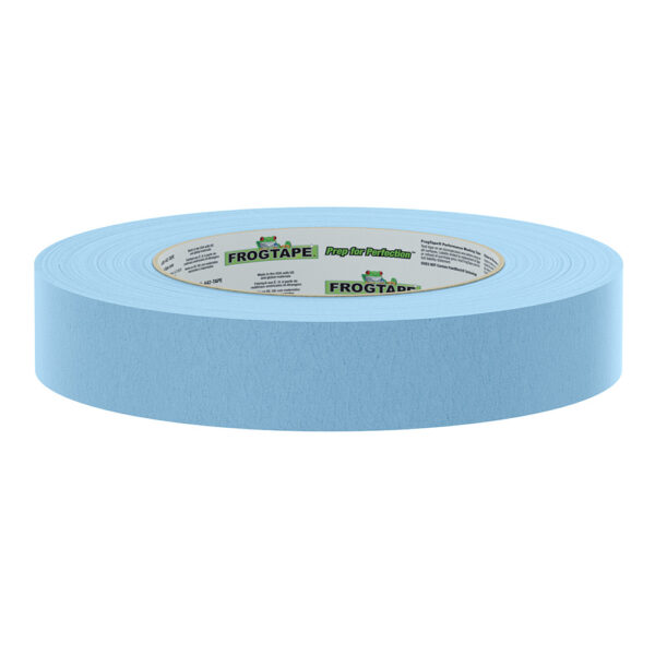 FrogTape CP 250 Medium-High Adhesion Masking Tape - 24MM x 55M x 12-Pack - Light Blue - Rated f/250°F - Image 2