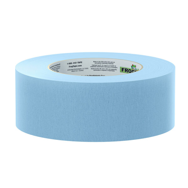 FrogTape CP 250 Medium-High Adhesion Masking Tape - 48MM x 55M x 6-Pack - Light Blue - Rated f/250°F - Image 2