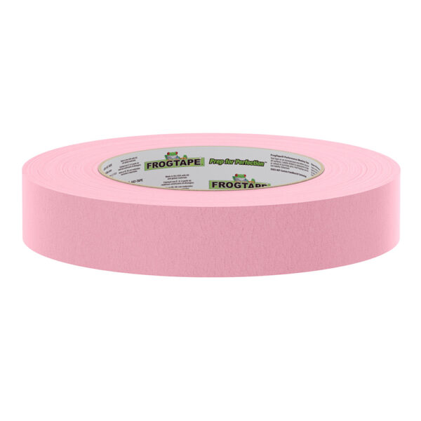 FrogTape CP 325 Medium-High Adhesion Masking Tape - 24MM x 55M x 12-Pack - Pink - Rated f/325°F - Image 2