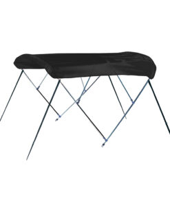 Carver 4 Bow 8' Pontoon Bimini Top w/Boot - Black Acrylic