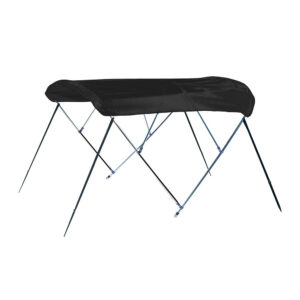 Carver 4 Bow 8' Pontoon Bimini Top w/Boot - Black Acrylic 6 105769XL