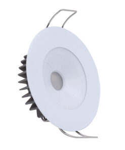 Lumitec Illusion Flush Mount LED Down Light - Spectrum RGBW - Cool White - White Housing