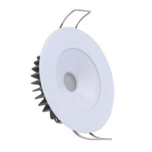 Lumitec Illusion Flush Mount LED Down Light - Warm White - Dimming - White Housing 8 107098XL