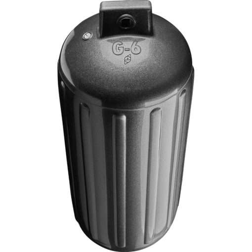 Polyform G-6 Twin Eye Fender 11" x 30" - Metallic Graphite - Image 2