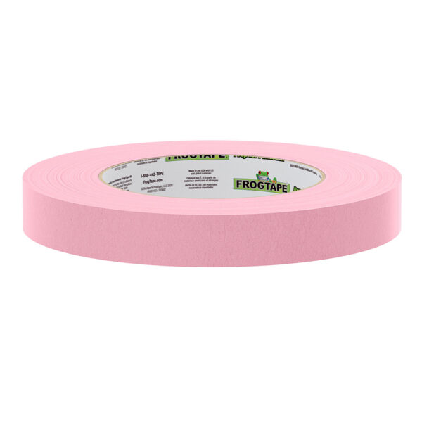 FrogTape CP 325 Medium-High Adhesion Masking Tape - 18MM x 55M x 12-Pack - Pink - Rated f/325°F - Image 2