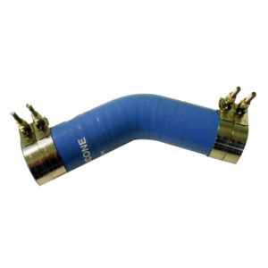 Trident Marine 2-1/2" ID 45° Blue Silicone Molded Wet Exhaust Elbow w/4 T-Bolt Clamps 6 108916XL