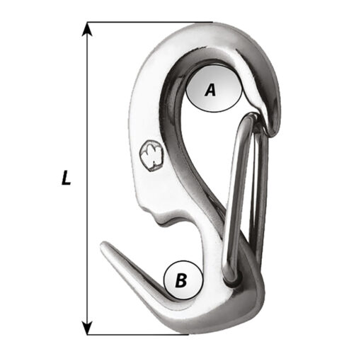Wichard 5/16 Stainless Steel Sail Snap + - Image 2