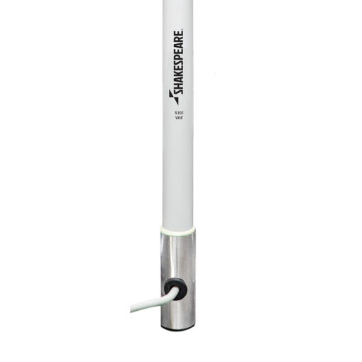 Shakespeare 5101 8’ Classic VHF Antenna w/15' RG-58 Cable - White - Image 2