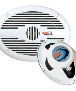 Boss Audio 6"x 9" MR690 Oval Speakers - White - 350W