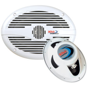 Boss Audio 6"x 9" MR690 Oval Speakers - White - 350W 5 15556XL
