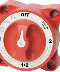 Blue Sea 9002e e-Series Battery Switch Selector w/Alternator Field Disconnect