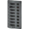 Blue Sea 4308 WeatherDeck Water Resistant Fuse Panel - 8 Position - Grey