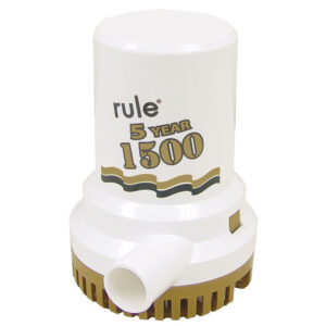 Rule 1500 G.P.H. "Gold Series" Bilge Pump 7 31489XL