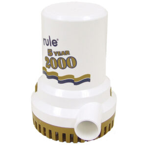 Rule 2000 G.P.H. "Gold Series" Bilge Pump 7 31492XL