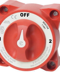 Blue Sea 11001 e-Series Battery Switch w/Alternator Field Disconnect - 3-Position