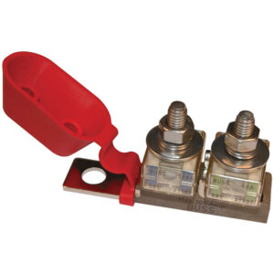 Blue Sea 2151 Terminal Fuse Block - 3/8" Mounting Hole - 2 Terminal Studs 6 34978XL