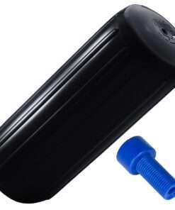 Polyform HTM-4 Fender 13.5" x 34.8" - Black w/Adapter
