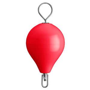 Polyform 13.5" CM Mooring Buoy w/SS Iron - Red 6 36841XL