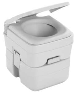 Dometic 965 MSD Portable Toilet w/Mounting Brackets - 5 Gallon - Platinum