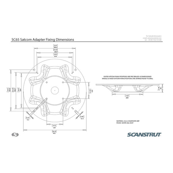 Scanstrut SC65 Satcom Mount - Image 2