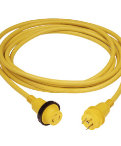 Marinco 30A 25' Molded Cordset - 125V - Yellow