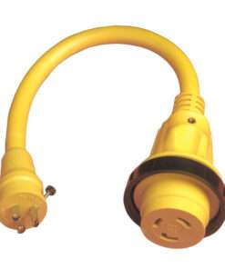 Marinco Pigtail Adapter Plus - 30A Female To 15A Male