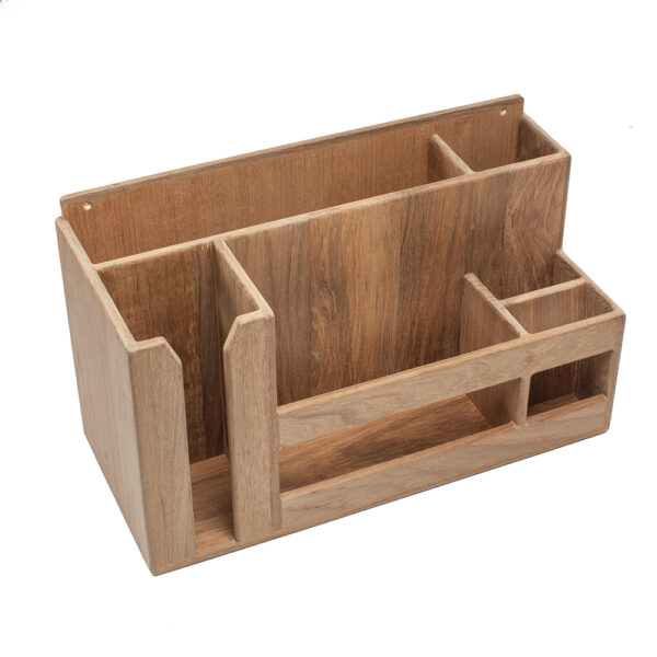 Whitecap Teak Dish/Cup/Utensil Holder - Image 2