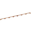 Whitecap Teak Handrail - 7 Loops - 73"L