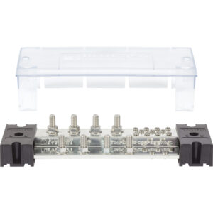 Blue Sea PowerBar 1000 - 8 3/8" Terminal Studs w/Cover 9 54613XL