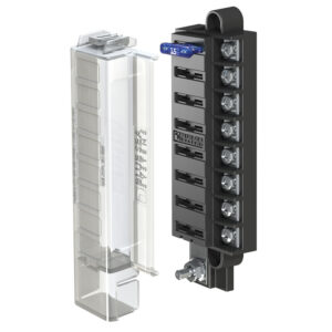 Blue Sea 5046 ST Blade Compact Fuse Blocks - 8 Circuits w/Cover 7 58586XL