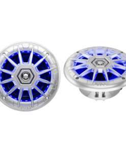 Boss Audio 6.5" MRGB65S Speakers w/RGB Lighting - Silver - 200W