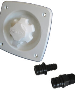 Jabsco Water Pressure Regulator - Flush Mount - White