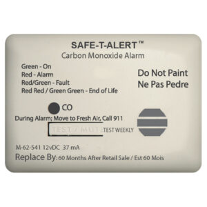Safe-T-Alert 62 Series Carbon Monoxide Alarm - 12V - 62-541-Marine Surface Mount - White 6 61252XL