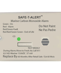 Safe-T-Alert 62 Series Carbon Monoxide Alarm w/Relay - 12V - 62-542-Marine-RLY-NC - Flush Mount - White