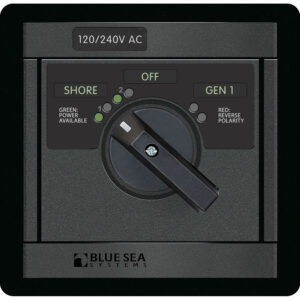 Blue Sea 1480 10/240V AC Rotary 65A OFF + 2 Sources 2x120V/1x240V 7 62135XL