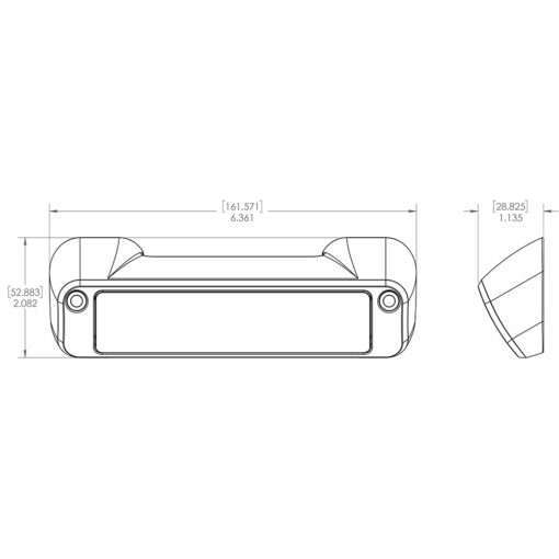 Lumitec Perimeter Light - White Finish - White/Red Dimming - Image 2