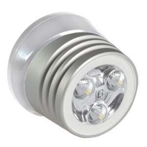 Lumitec Zephyr LED Spreader/Deck Light - Brushed White Base - White Non-Dimming 8 64297XL