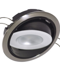 Lumitec Mirage Positionable Down Light - Spectrum RGBW Dimming - Polished Bezel