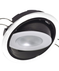 Lumitec Mirage Positionable Down Light - Spectrum RGBW Dimming - White Bezel