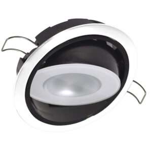Lumitec Mirage Positionable Down Light - White Dimming - White Bezel 4 64742XL