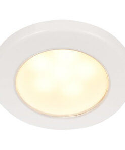 Hella Marine EuroLED 75 3" Round Screw Mount Down Light - Warm White LED - White Plastic Rim - 12V