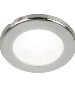 Hella Marine EuroLED 75 3" Round Screw Mount Down Light - White LED - Stainless Steel Rim - 12V