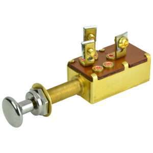 BEP 3-Position SPDT Push-Pull Switch - Off/ON1/ON2 6 67449XL
