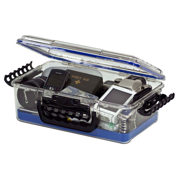 Plano Guide Series™ Waterproof Case 3700 - Blue/Clear - Image 2