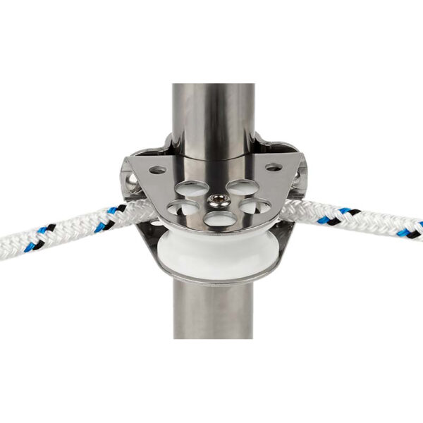 Schaefer Clamp-On Furling Line Stanchion Lead Block - 1" Ball Bearing - Image 2