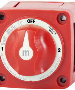 Blue Sea 6008 M-Series Battery Switch 3 Position - Red