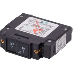 Blue Sea 7444 UL-489 Circuit Breaker - 30A Flat Rocker 6 75122XL