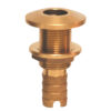 GROCO Bronze Hose Barb Thru-Hull Fitting - 1-1/4"