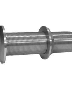 GROCO 3/4" Stainless Steel Extra Long Thru-Hull Fitting w/Nut