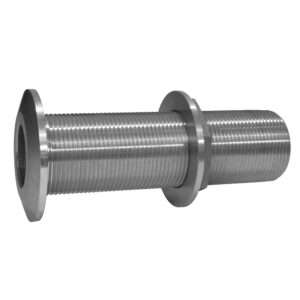 GROCO 3/4" Stainless Steel Extra Long Thru-Hull Fitting w/Nut 6 75348XL